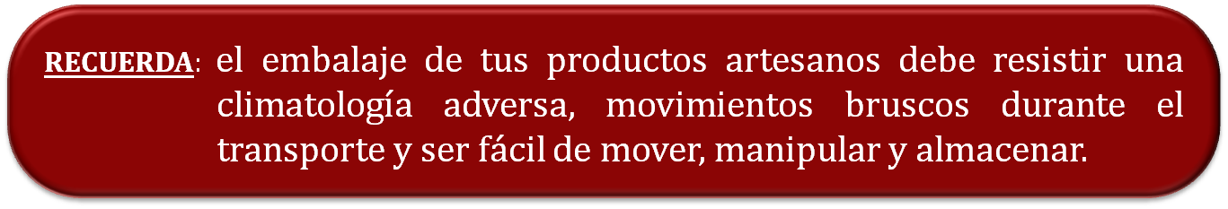 recuerda un buen embalaje